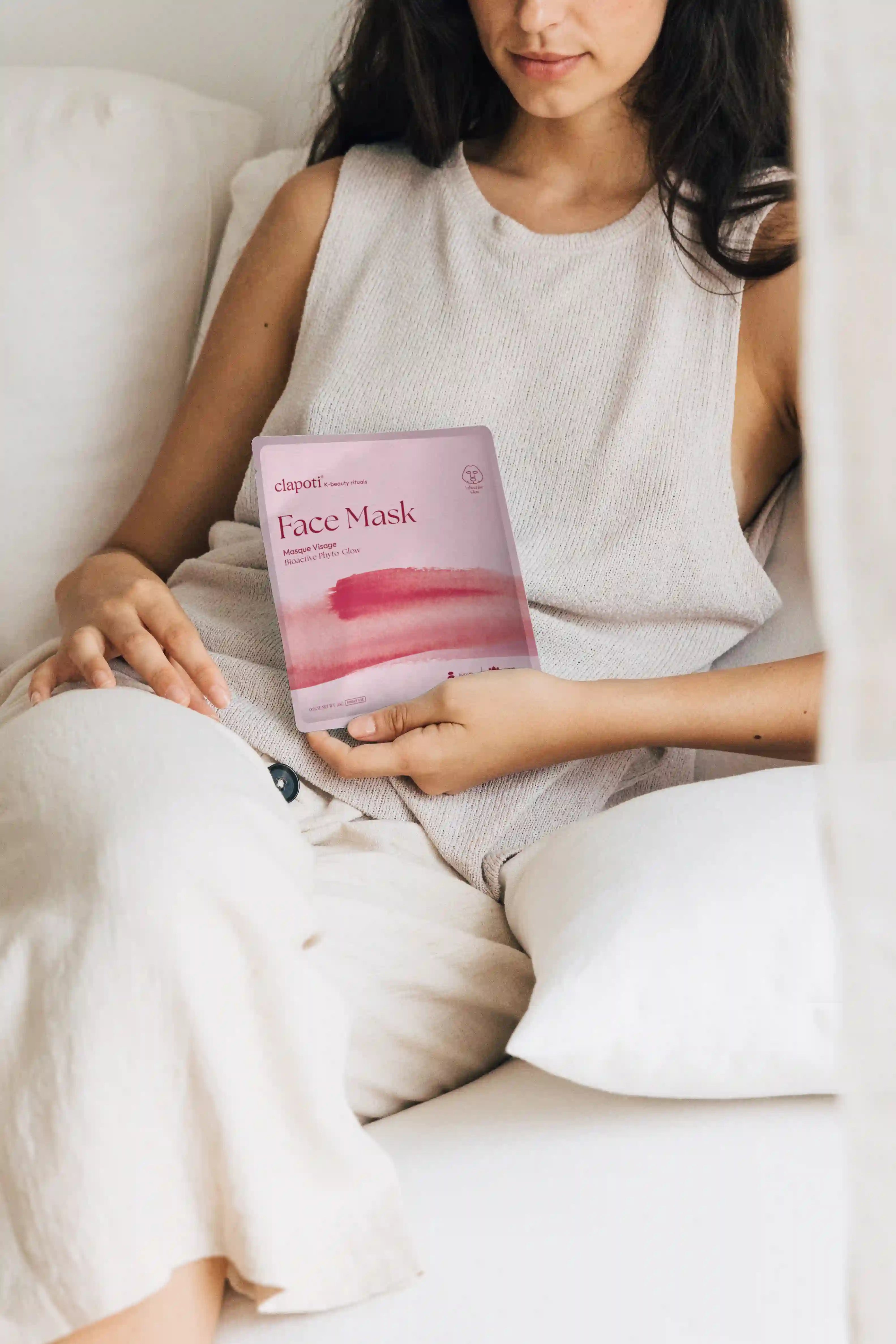 Clapoti Bioactive Phyto-Glow Face Masks (Trio)