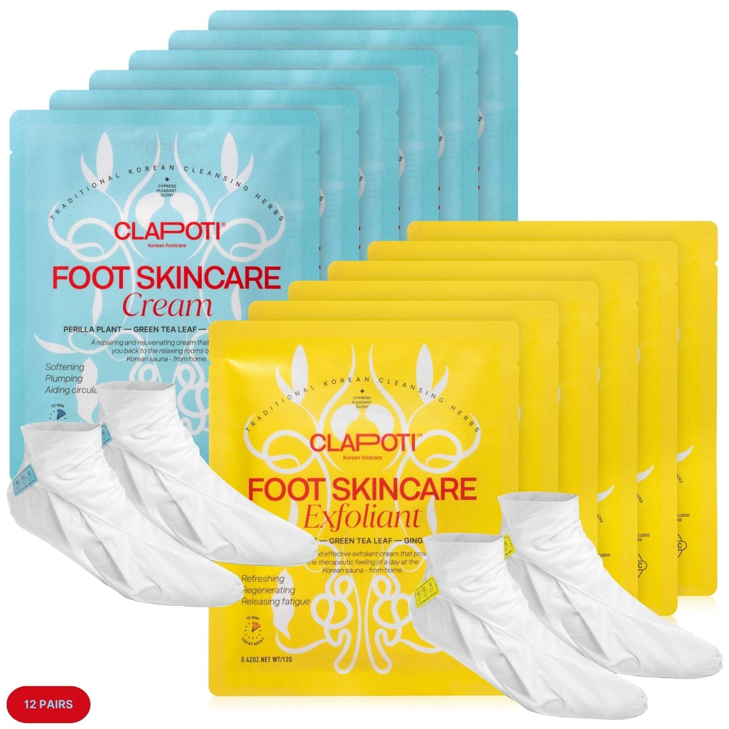 Discovery Set of Korean Beauty Foot Masks