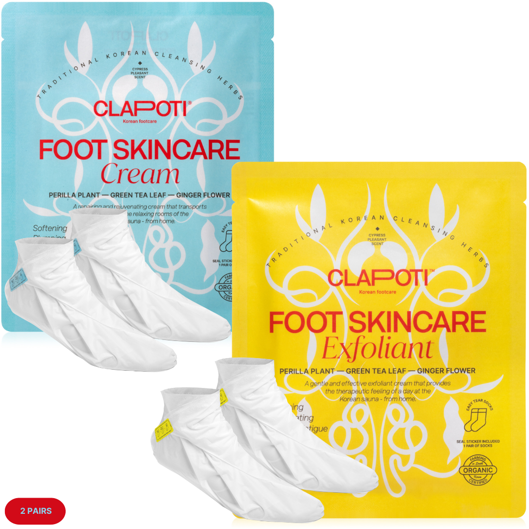 Gift Set Multipack Organic Cleansing and Moisturizing Foot Masks - Includes Gift Box