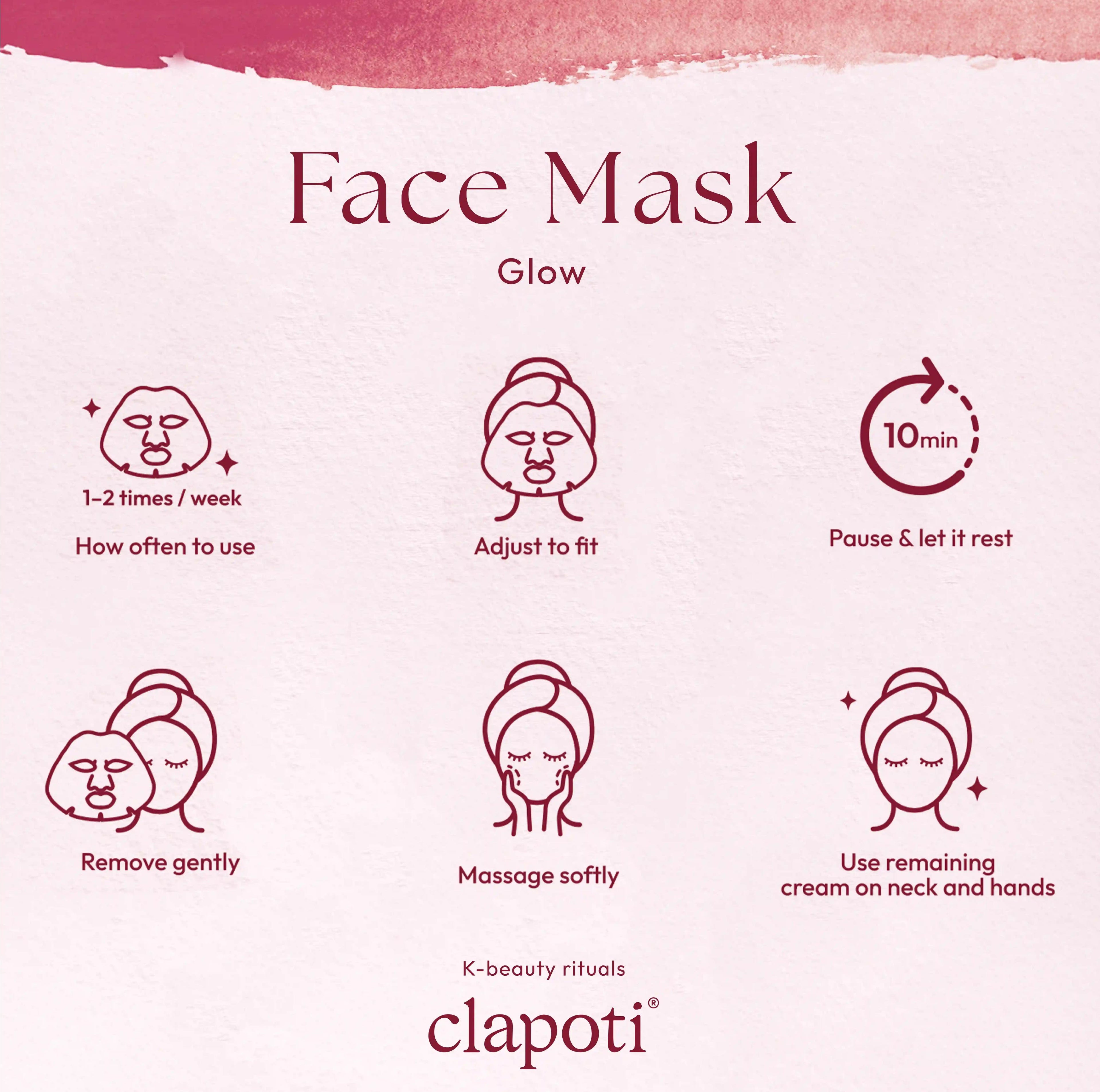 Step 3: Glow – Face Mask Glow
