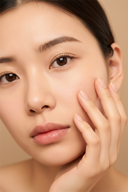 Foot mask first — slip on, massage in, let it work its magic.