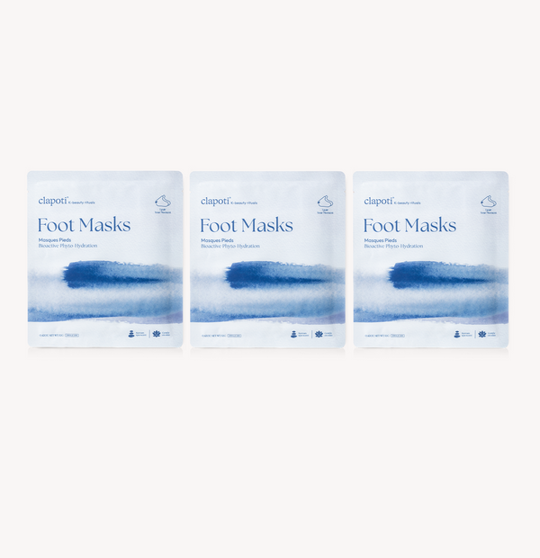Clapoti Bioactive Phyto-Hydration Foot Masks (Trio)