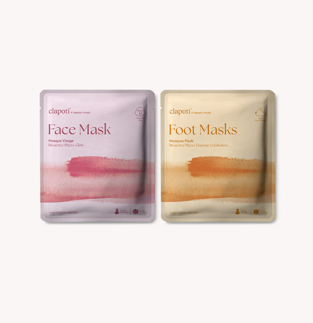 Duo Discovery Face Mask + Foot Masks
