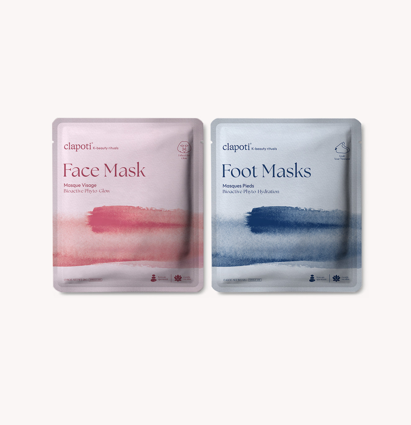 Duo Discovery Face Mask + Foot Masks