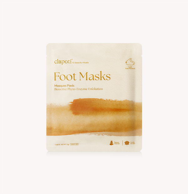 Step 1: Exfoliate – Foot Mask Enzyme Exfoliation
